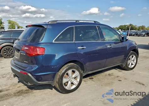 2012 Acura Mdx z USA, uszkodzony, nr VIN 2HNYD2H29CH514657